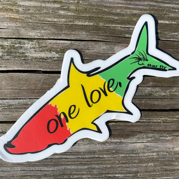 One love tarpon sticker